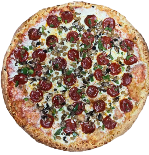 Five Toppings Cheese Pizza